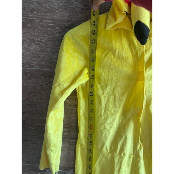 Pokemon Pikachu Boy Costume halloween size M 8-10 yrs bodysuit yellow hoodie - Picture 7 of 11